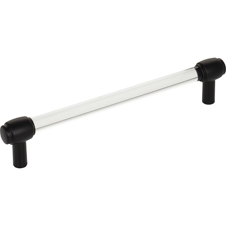 Jeffrey Alexander 160 mm Center-to-Center Matte Black Carmen Cabinet Bar Pull 775-160MB